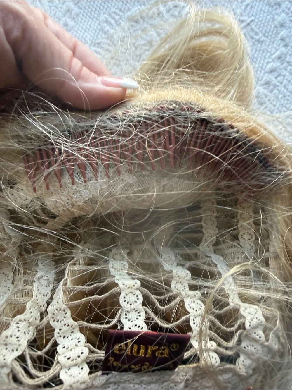 Long Blonde Women's Wig - Natural Light Blonde
